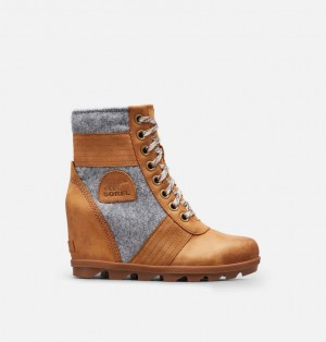 Buty Na Koturnie Damskie Sorel Lexie Brązowe | Polska-3801HFUSX