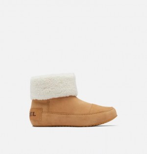 Kapcie Damskie Sorel Go - Stumptown Bootie Brązowe | Polska-9456LUPWT
