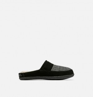 Kapcie Męskie Sorel Falcon Ridge Ii Scuff Czarne Szare | Polska-7109DNFRW