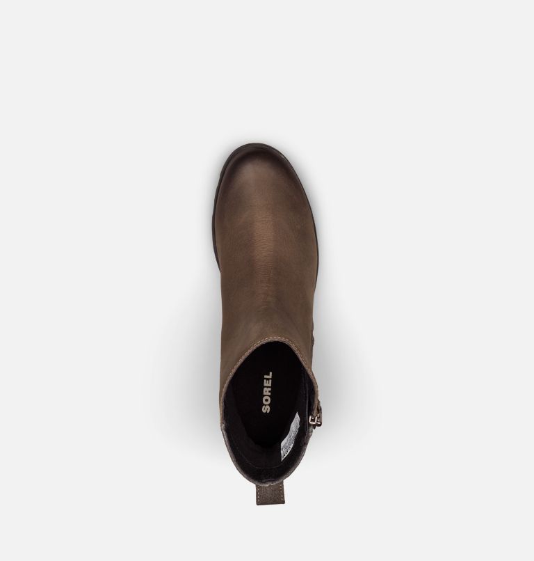Botki Damskie Sorel Emelie Zip Szare | Polska-3710ZDTMQ