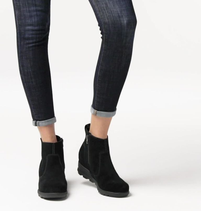 Botki Damskie Sorel Evie Czarne | Polska-9523TPYCG