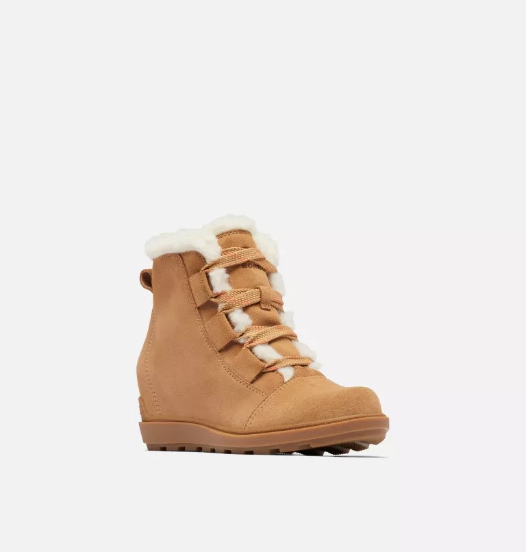 Botki Damskie Sorel Evie Ii Cozy Brązowe | Polska-9138PYBDX