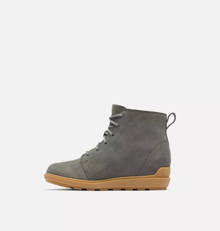 Botki Damskie Sorel Evie Ii Lace Szare | Polska-8435KQJYT