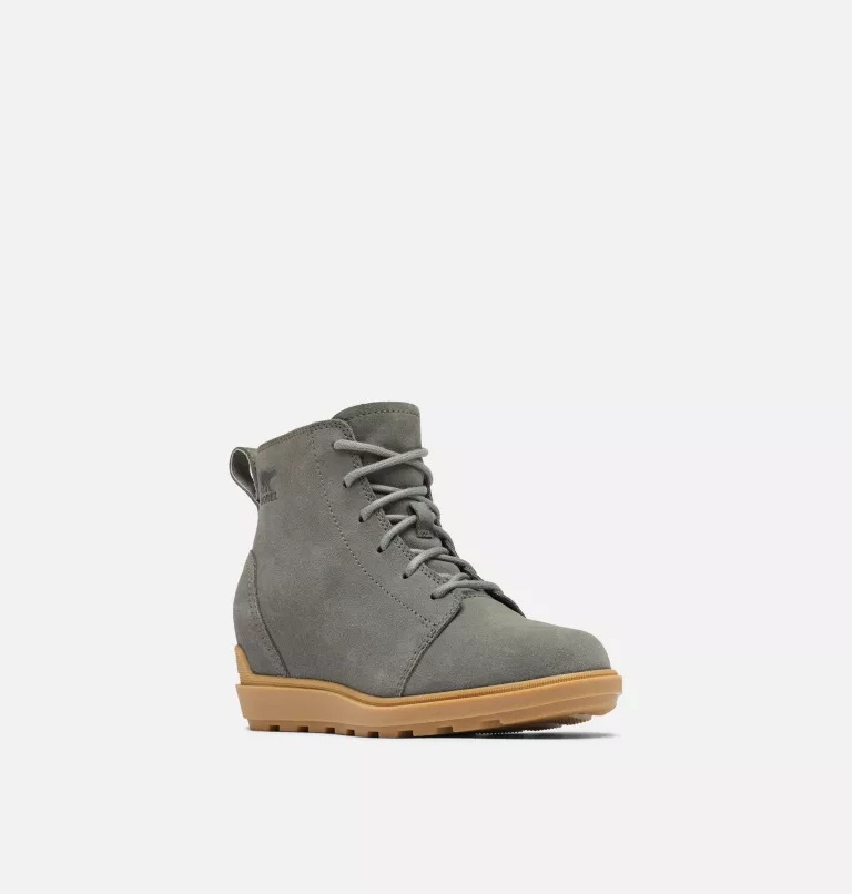 Botki Damskie Sorel Evie Ii Lace Szare | Polska-8435KQJYT
