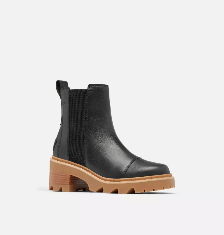 Buty Chelsea Damskie Sorel Joan Now Czarne | Polska-4325PBCRJ