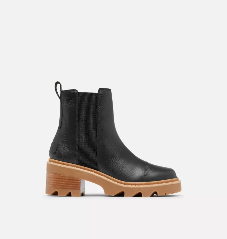 Buty Chelsea Damskie Sorel Joan Now Czarne | Polska-4325PBCRJ