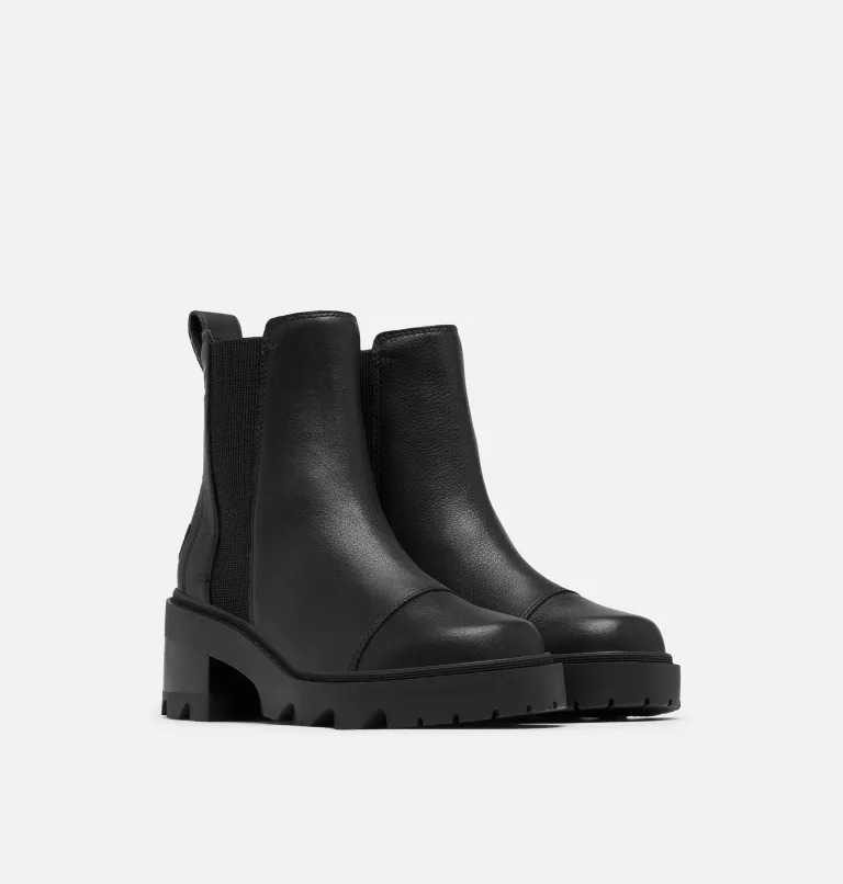 Buty Chelsea Damskie Sorel Joan Now Czarne | Polska-5683IEPNC