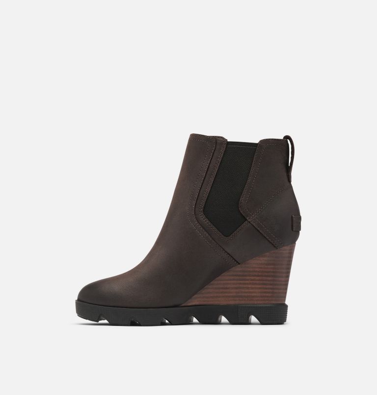 Buty Chelsea Damskie Sorel Joan Uptown Wedge Ciemny Brązowe | Polska-6290OKRAD