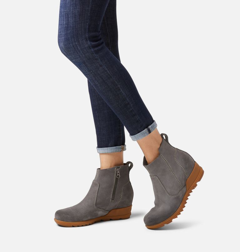 Buty Na Koturnie Damskie Sorel Evie Szare | Polska-8740XPNGJ