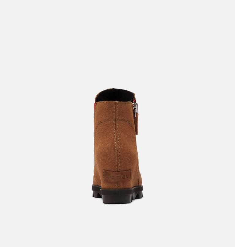 Buty Na Koturnie Dziecięce Sorel Joan Of Arctic Ii Zip Brązowe | Polska-8235MGOND