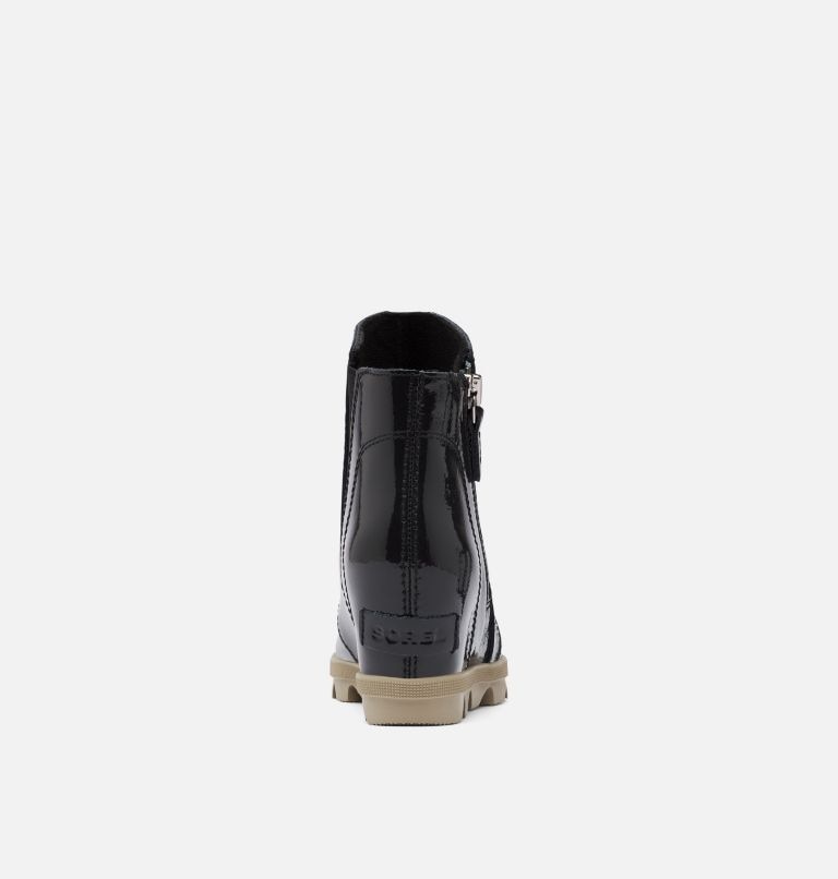 Buty Na Koturnie Dziecięce Sorel Joan Of Arctic Ii Zip Czarne | Polska-8491VZCSB