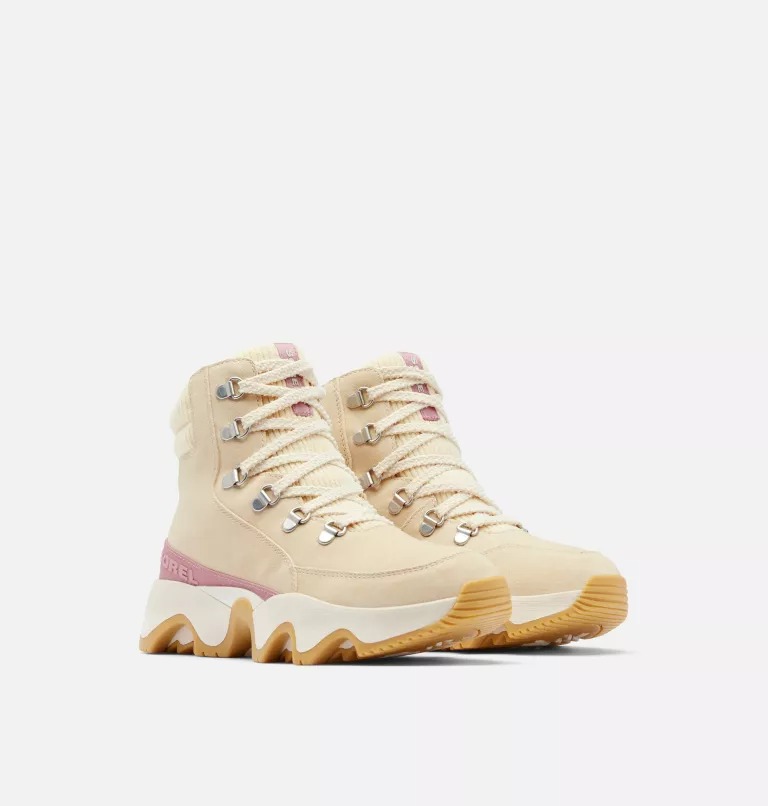 Buty Wodoodporne Damskie Sorel Kinetic Impact Conquest Plus Głęboka Beżowe | Polska-7915HRYGF