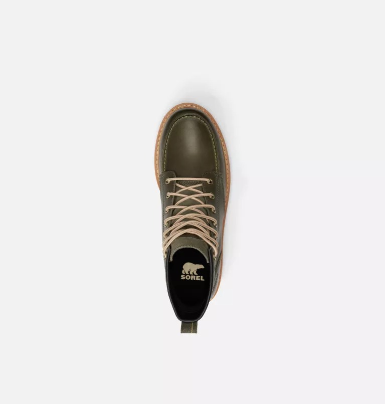 Buty Wodoodporne Męskie Sorel Slabtown 62 Moc Oliwkowe | Polska-6421PHWUC