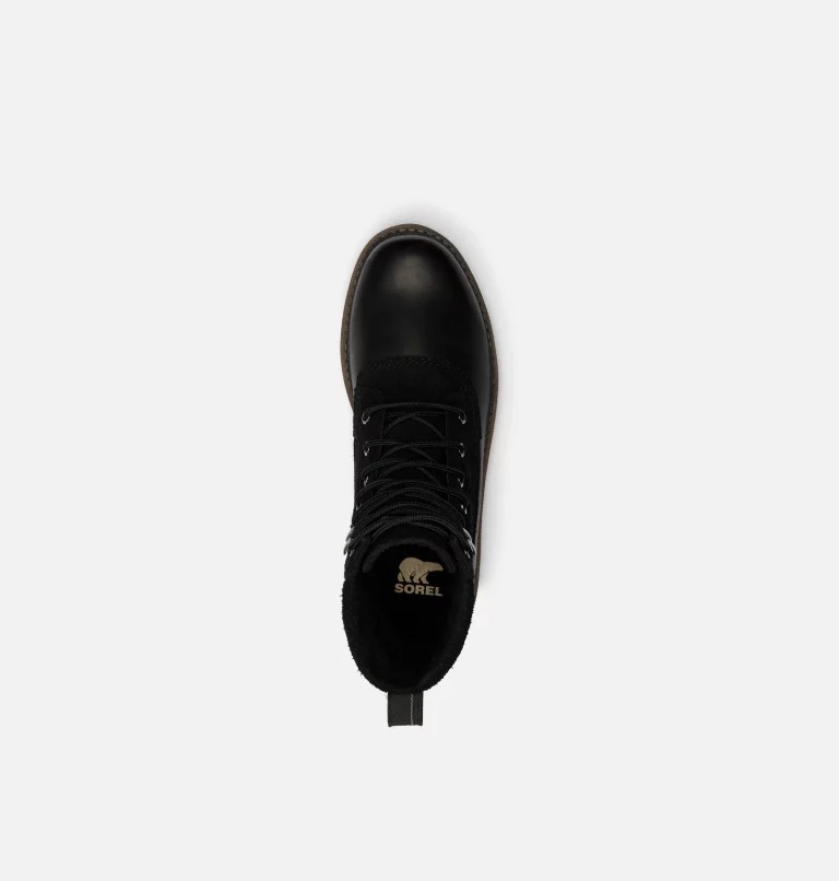 Buty Wodoodporne Męskie Sorel Slabtown 62 Caribou Czarne | Polska-9271ARBGC