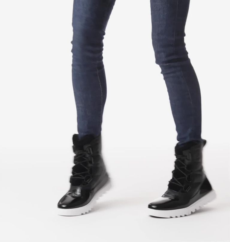 Buty Zimowe Damskie Sorel Joan Of Arctic Next Lite Czarne | Polska-6527EKYHP