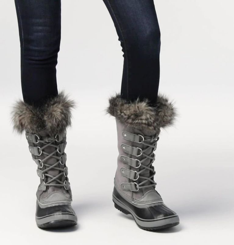 Buty Zimowe Damskie Sorel Joan Of Arctic Szare Czarne | Polska-9270WHOYX
