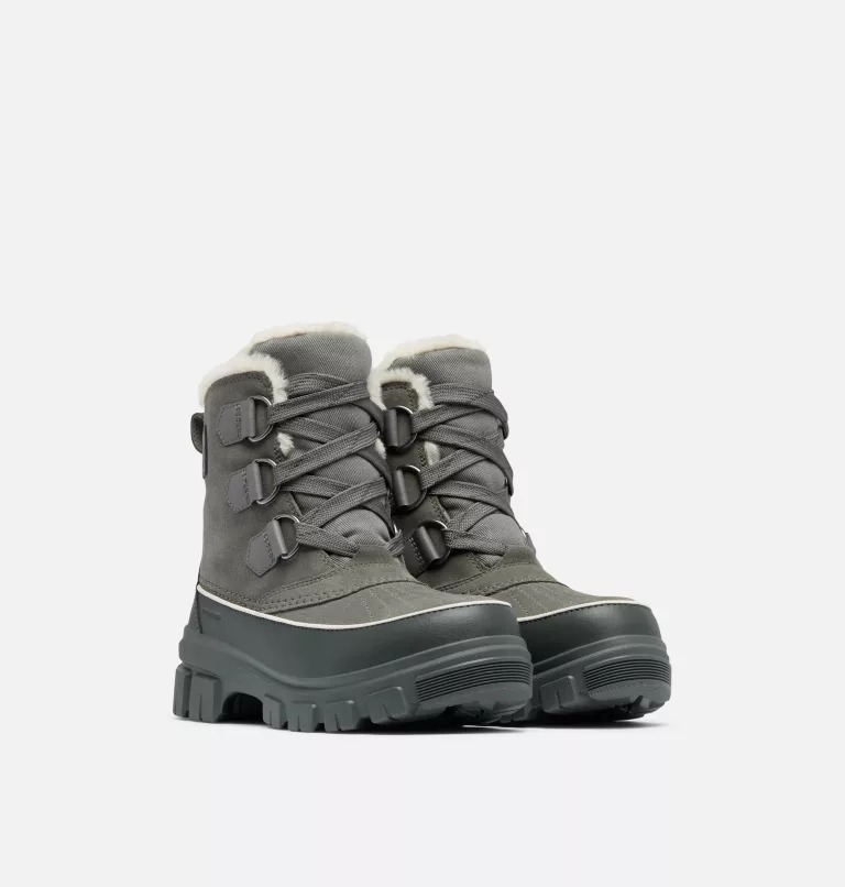 Buty Zimowe Damskie Sorel Tivoli V Waterproof Ciemny Szare | Polska-0467AIMWN