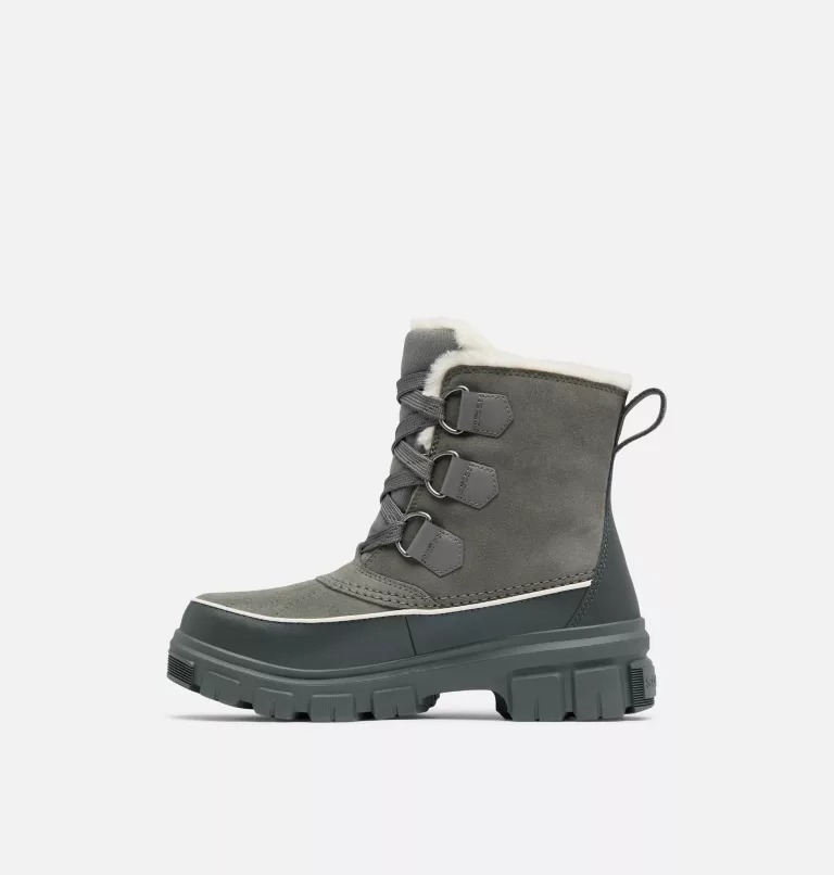 Buty Zimowe Damskie Sorel Tivoli V Waterproof Ciemny Szare | Polska-0467AIMWN