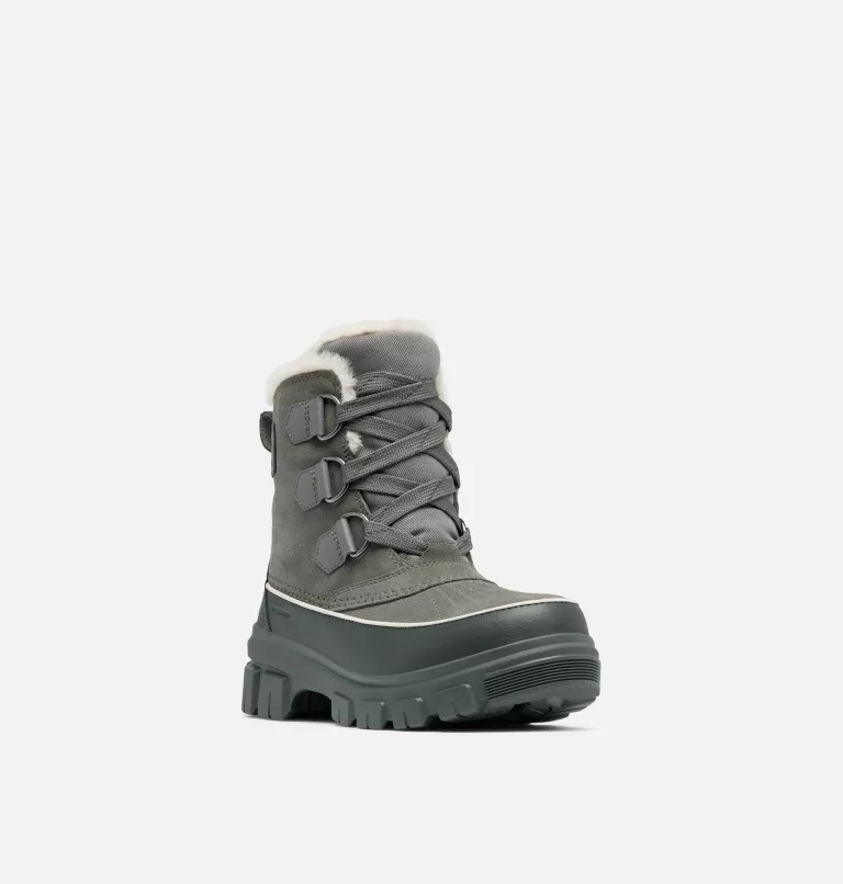 Buty Zimowe Damskie Sorel Tivoli V Waterproof Ciemny Szare | Polska-0467AIMWN