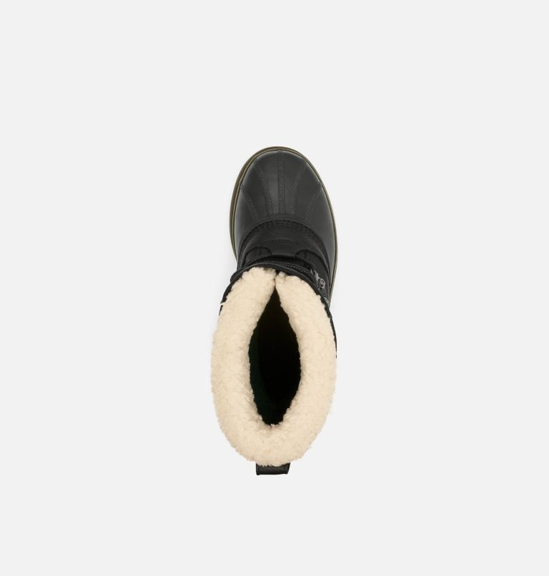 Buty Zimowe Męskie Sorel Caribou Stack Czarne | Polska-0287PCRHL