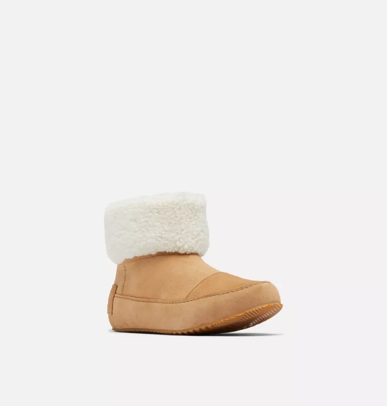 Kapcie Damskie Sorel Go - Stumptown Bootie Brązowe | Polska-9456LUPWT