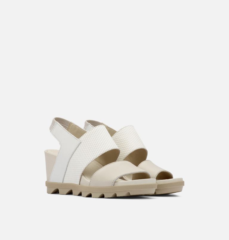 Sandały na Koturnie Damskie Sorel Joanie Ii Slingback Białe | Polska-7340LQRBT