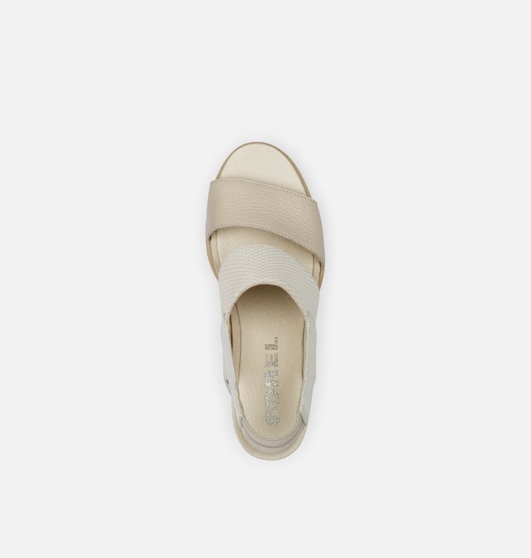 Sandały na Koturnie Damskie Sorel Joanie Ii Slingback Białe | Polska-7340LQRBT