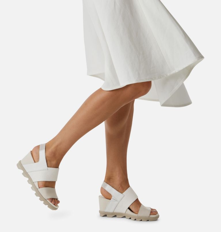 Sandały na Koturnie Damskie Sorel Joanie Ii Slingback Białe | Polska-7340LQRBT