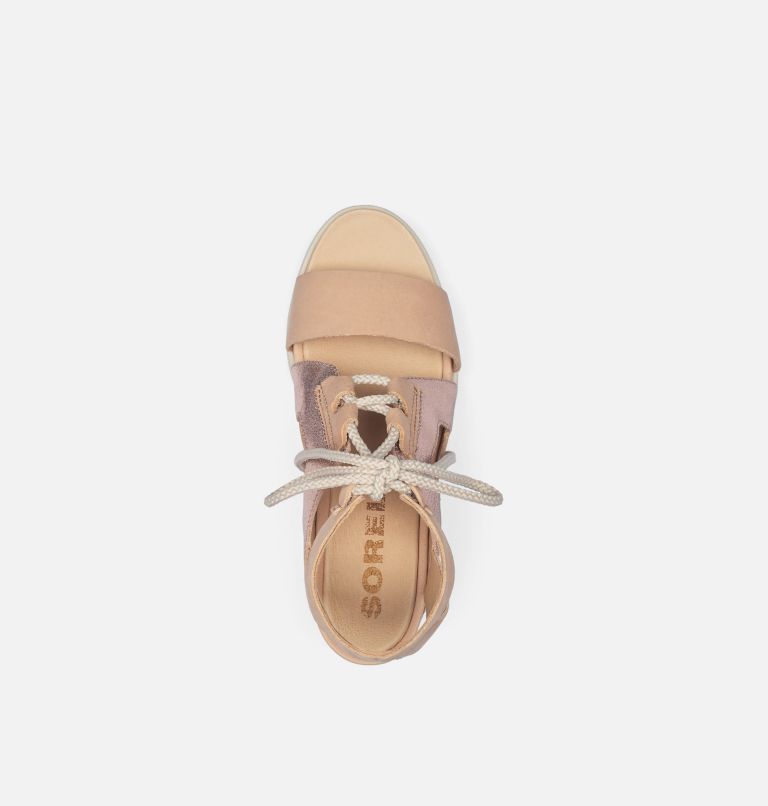 Sandały na Koturnie Damskie Sorel Joanie Ii Ankle Lace Brązowe | Polska-9835VKNLE