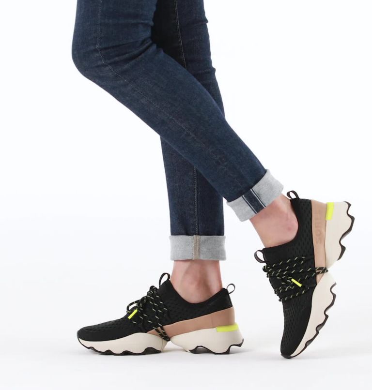 Trampki Damskie Sorel Kinetic Impact Lace Czarne | Polska-9482LOYGN