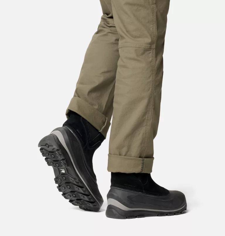 Śniegowce Męskie Sorel Buxton Pull On Waterproof Czarne | Polska-7215LCBHW